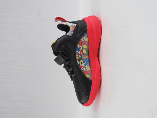Buty Sportowe Dziecięce L353 BLACK/RED 26-31 1