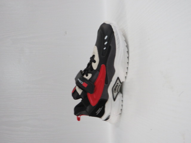 Buty Sportowe Dziecięce E72 BLACK/RED 32-37