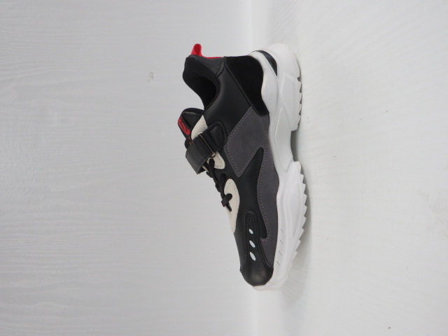 Buty Sportowe Dziecięce E72 BLACK/RED 32-37 1