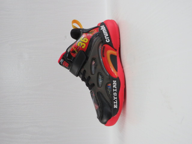 Buty Sportowe Dziecięce L354 BLACK/RED 32-37