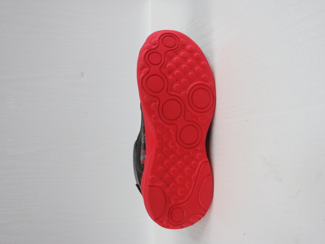 Buty Sportowe Dziecięce L354 BLACK/RED 32-37 2