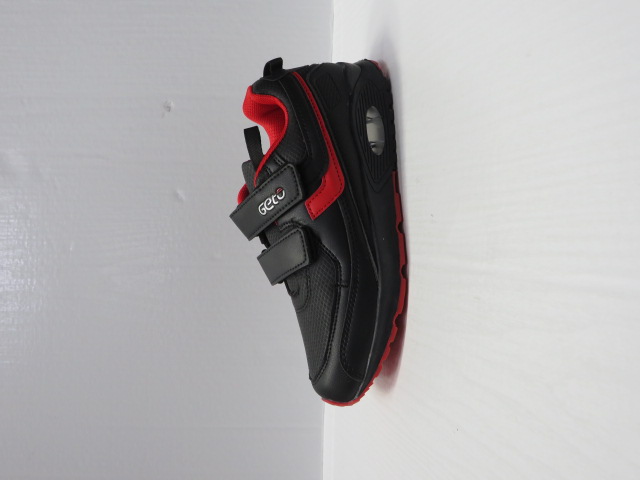 Buty Sportowe Dziecięce A180 BLACK/RED 32-37