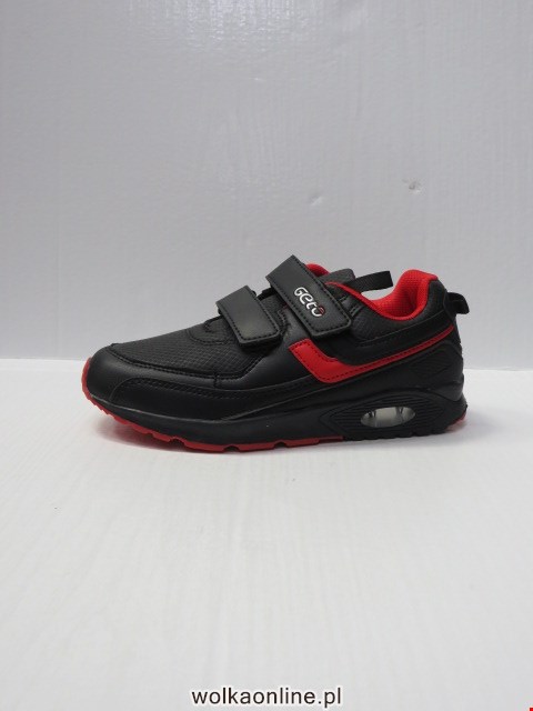 Buty Sportowe Dziecięce A180 BLACK/RED 32-37