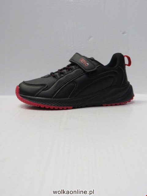 Buty Sportowe Dziecięce A126 BLACK/RED 31-36