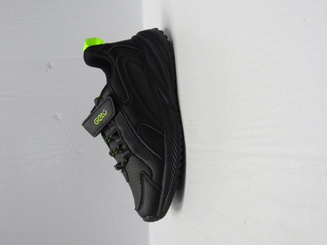 Buty Sportowe Dziecięce A126 BLACK/GREEN 31-36