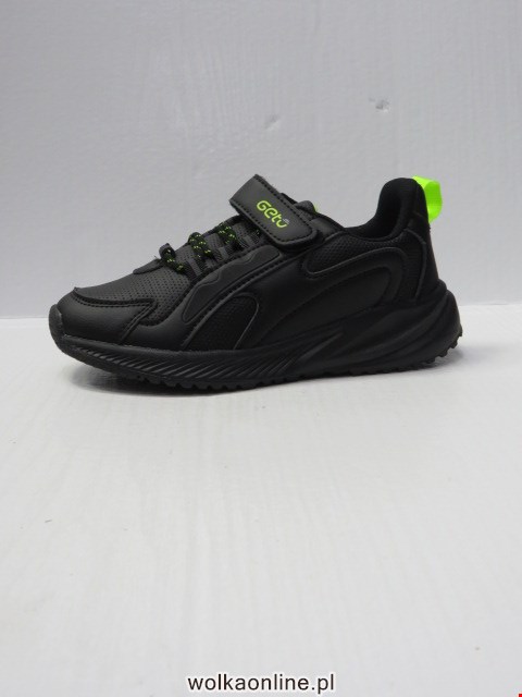 Buty Sportowe Dziecięce A126 BLACK/GREEN 31-36