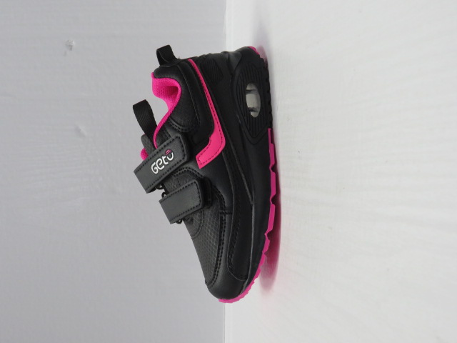 Buty Sportowe Dziecięce A181 BLACK/FUSIA 26-31
