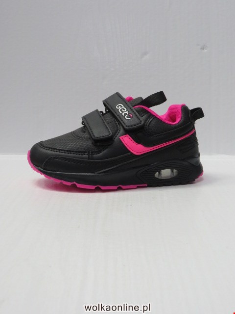 Buty Sportowe Dziecięce A181 BLACK/FUSIA 26-31