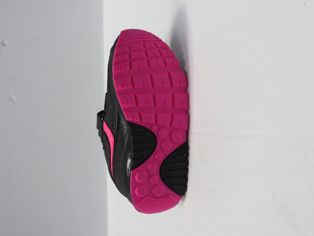 Buty Sportowe Dziecięce A181 BLACK/FUSIA 26-31 2