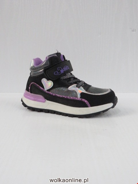 Buty Sportowe Dziecięce H296A BLACK/PURPLE 26-31