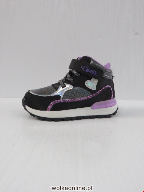 Buty Sportowe Dziecięce H293A BLACK/PURPLE 21-26