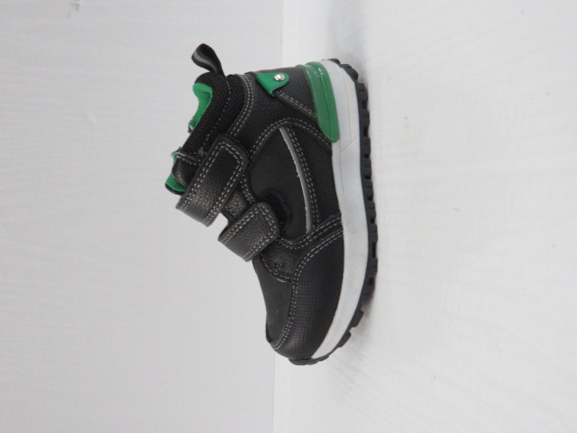 Buty Sportowe Dziecięce H290A BLACK/GREEN 21-26