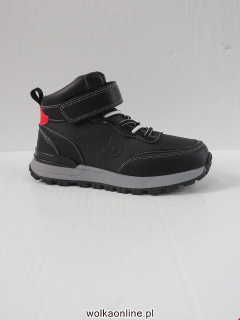 Buty Sportowe Dziecięce H301A BLACK/RED 31-36