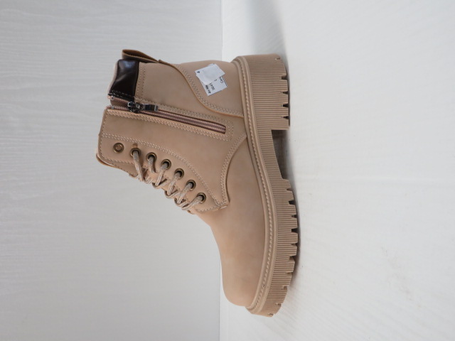 Botki Damskie 81301-4 BEIGE 36-41 1