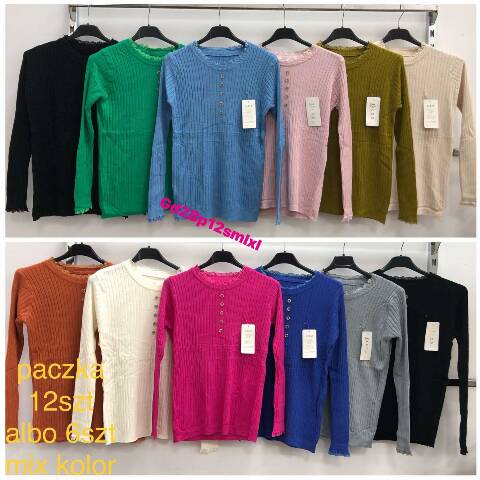 Sweter damskie 3023 Mix kolor S/M-L/XL 1