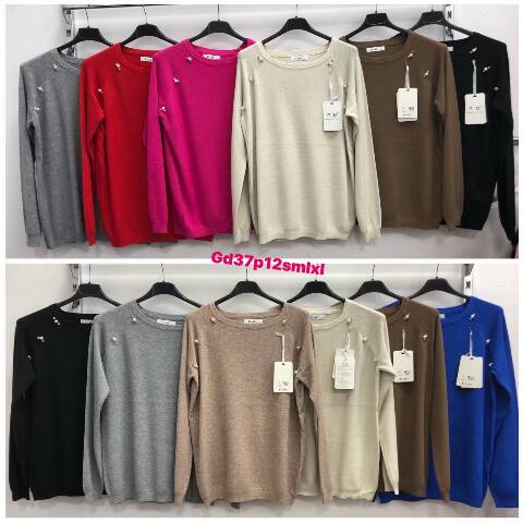 Sweter damskie 3025 Mix kolor S/M-L/XL