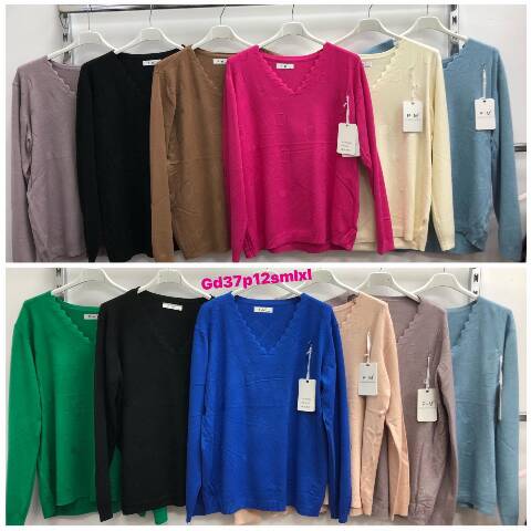 Sweter damskie 3026 Mix kolor S/M-L/XL