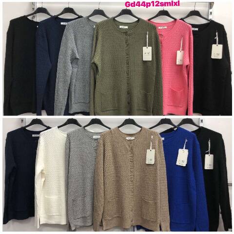 Sweter damskie 3029 Mix kolor S/M-L/XL