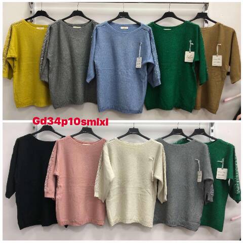Sweter damskie 3030 Mix kolor S/M-L/XL