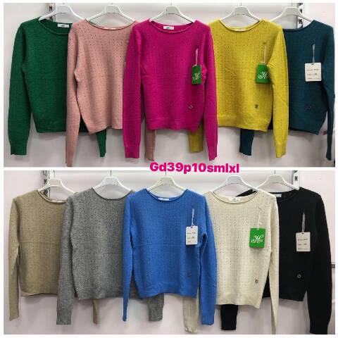 Sweter damskie 3034 Mix kolor S/M-L/XL