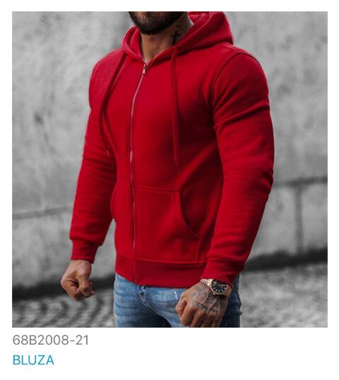 Bluza męskie 68B2008-21 1 kolor M/L-2XL