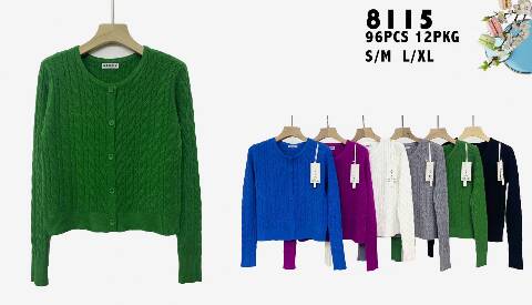 Kardigan Damskie 8115 1 kolor S/M-L/XL 1