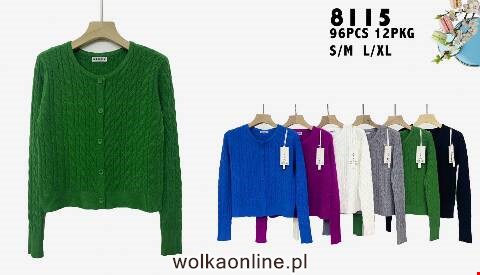 Kardigan Damskie 8115 1 kolor S/M-L/XL