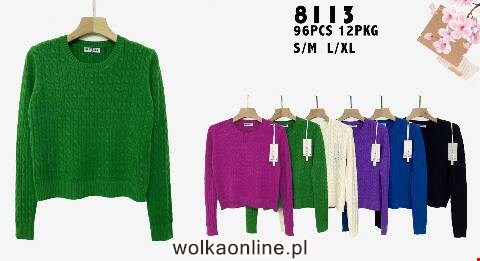 Sweter Damskie 8113 1 kolor S/M-L/XL