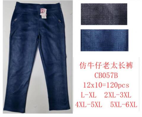 Spodnie Damskie CB057B Mix kolor L-6XL 1