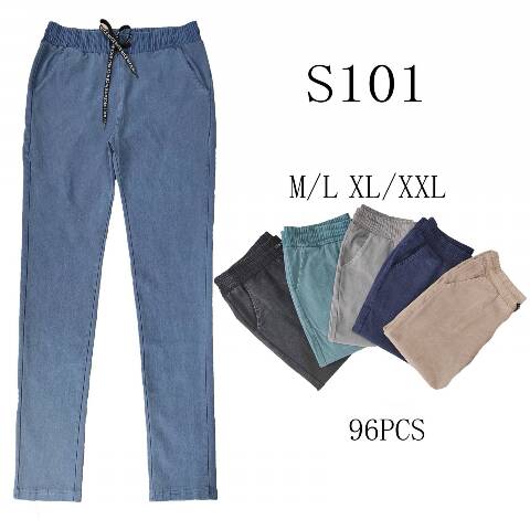 Jeansy damskie S101 Mix kolor M-2XL