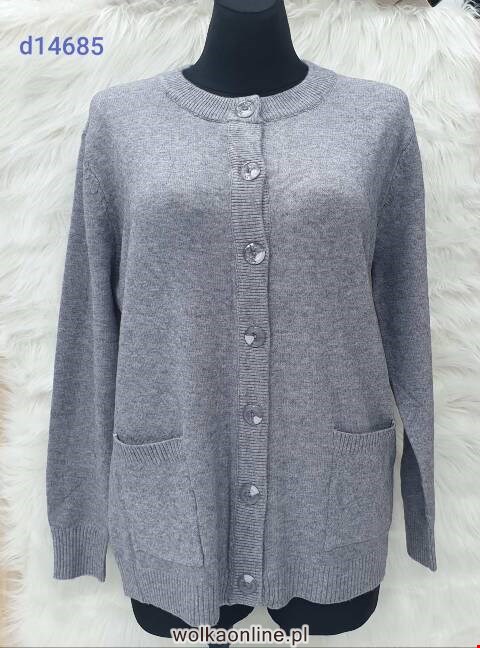 Kardigan damskie D14685 Mix kolor L-3XL