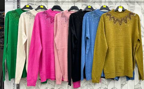 Sweter damskie 3224 Mix kolor M-2XL 1