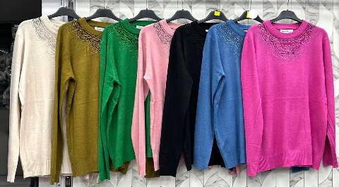Sweter damskie 3227 Mix kolor M-2XL 1