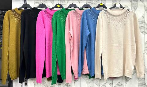 Sweter damskie 3228 Mix kolor M-2XL