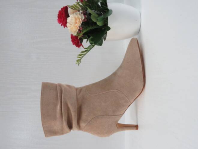 Botki Damskie 9208-01 BEIGE 36-41