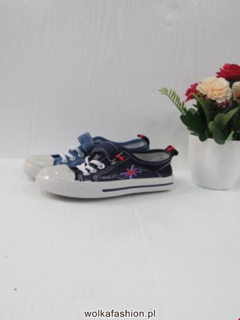 Trampki Dziecięce A207-2 BLACK/NAVY/L.BLUE 30-35