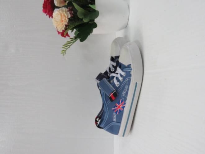 Trampki Dziecięce A207-2 BLACK/NAVY/L.BLUE 30-35 1