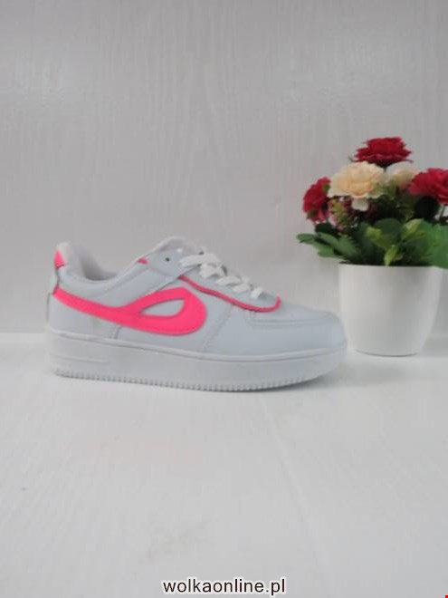 Sportowe Damskie DN89-1 WHITE/FUXIA 36-41