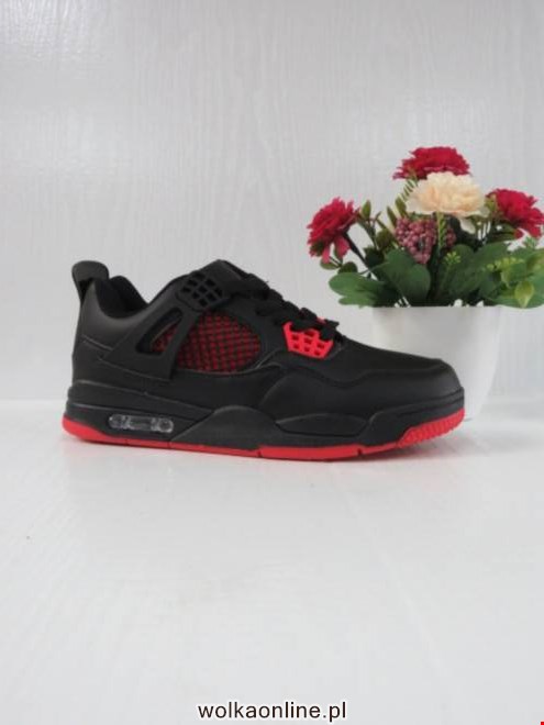 Sportowe Damskie D023-25 BLACK/RED 36-41