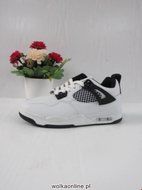 Sportowe Damskie D023-31 WHITE/BLACK 36-41