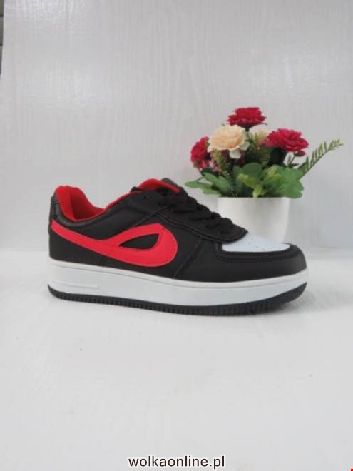 Sportowe Damskie DN89-52 BLACK/RED 36-41