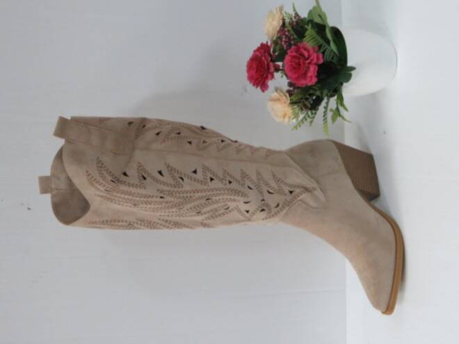 Kozaki Damskie 2119-9 BEIGE 36-41 1