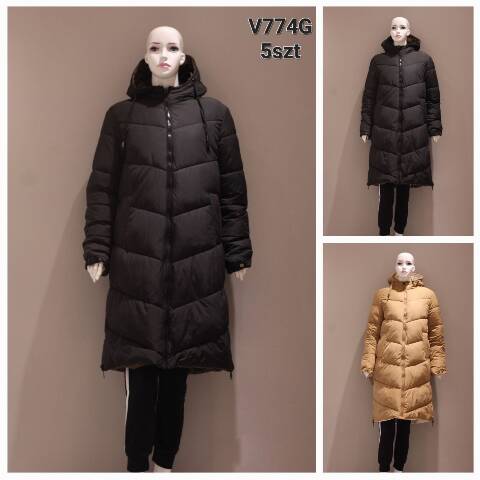 Płaszcze damskie V774G 1 kolor M-3XL 1