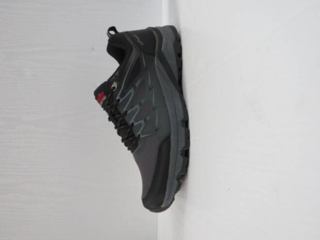 Sportowe męskie 17059-6 GREY/BLACK/RED 41-46