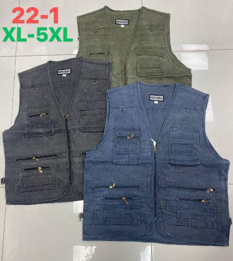  Kamizelka Cienka męskie  22-1 Mix kolor XL-5XL 1