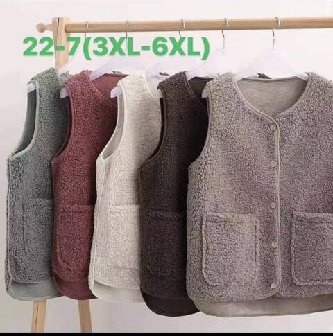  Kamizelka Cienka Damskie 22-7 Mix kolor 3XL-6XL 1