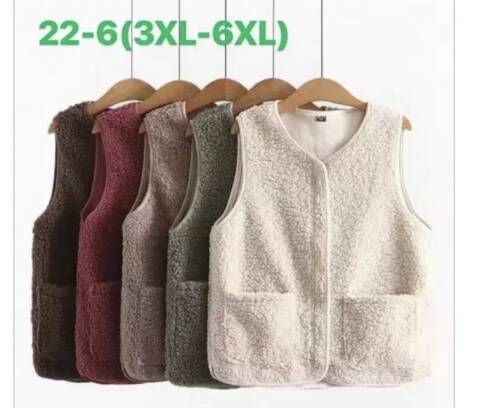  Kamizelka Cienka Damskie 22-6 Mix kolor 3XL-6XL 1