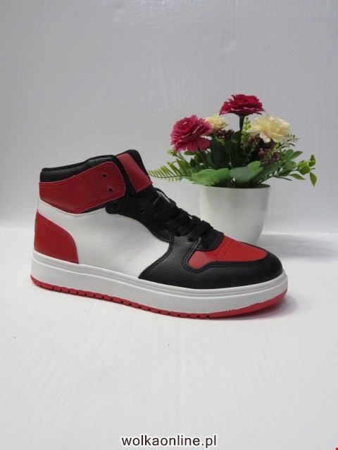 Sportowe Damskie J3057 WHITE/RED 36-41