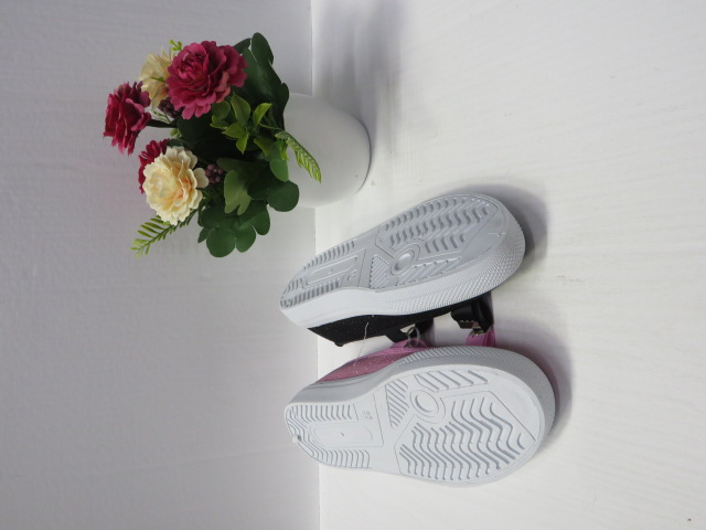 Baleriny Dziecięce A16-2 BLACK/SILVER/PINK 31-36 2