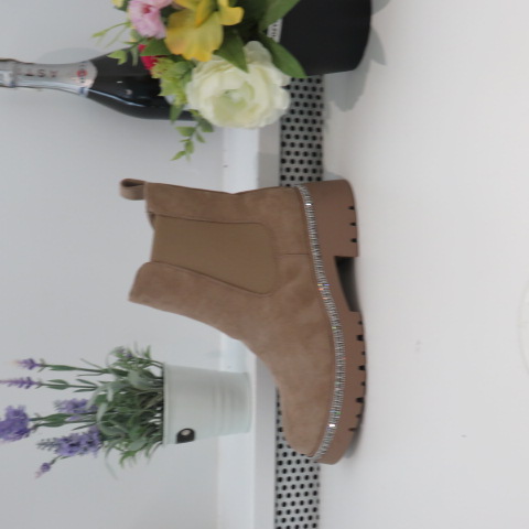 Botki Damskie 9576 KHAKI 36-41